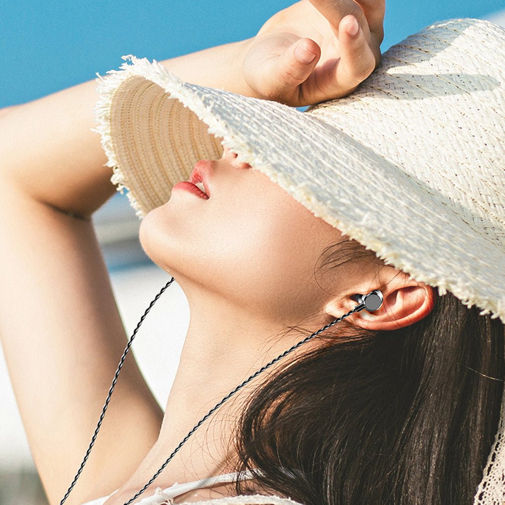 Kamon Wired Earbuds with Mic & Remote – In - Ear 3.5mm Headphones - Luckybay