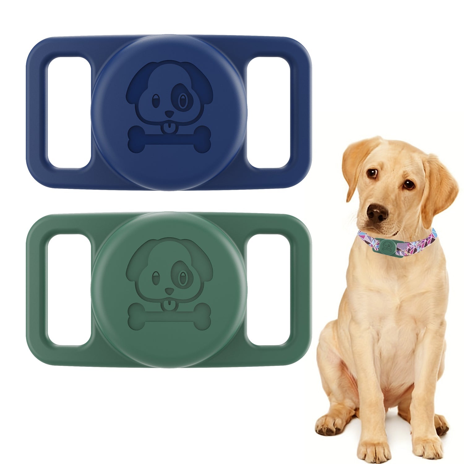 Luckybay 2 - Pack Waterproof Dog Collar Holder for AirTag – Silicone Loop Case for Apple AirTags – Hidden Anti - Loss Tracker Holder for Pet Collars, Bags & Luggage by Luckybay | Electronics > Electronics Accessories > GPS Accessories | Amurx