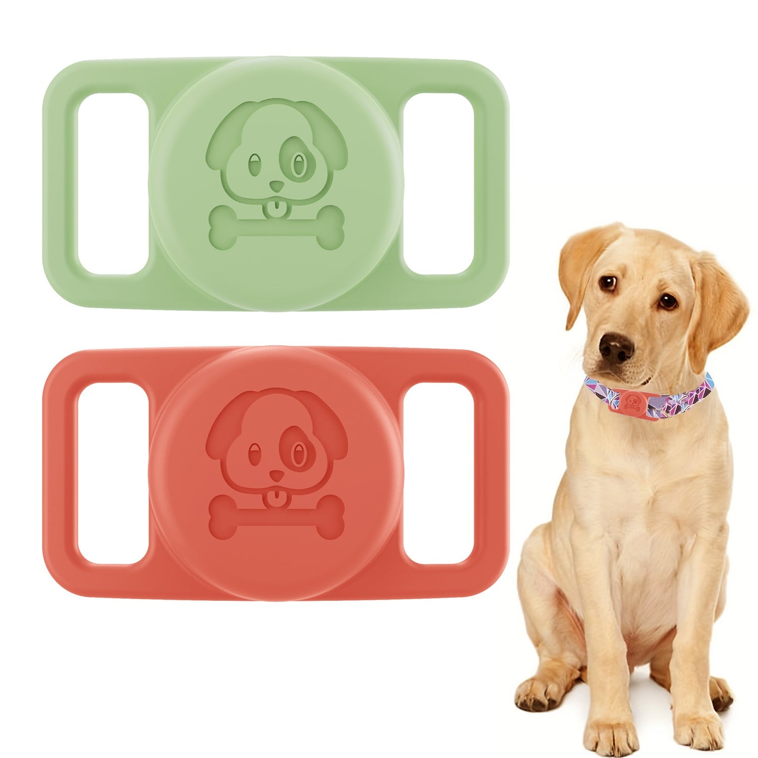 Luckybay 2 - Pack Waterproof Dog Collar Holder for AirTag – Silicone Loop Case for Apple AirTags – Hidden Anti - Loss Tracker Holder for Pet Collars, Bags & Luggage by Luckybay | Electronics > Electronics Accessories > GPS Accessories | Amurx