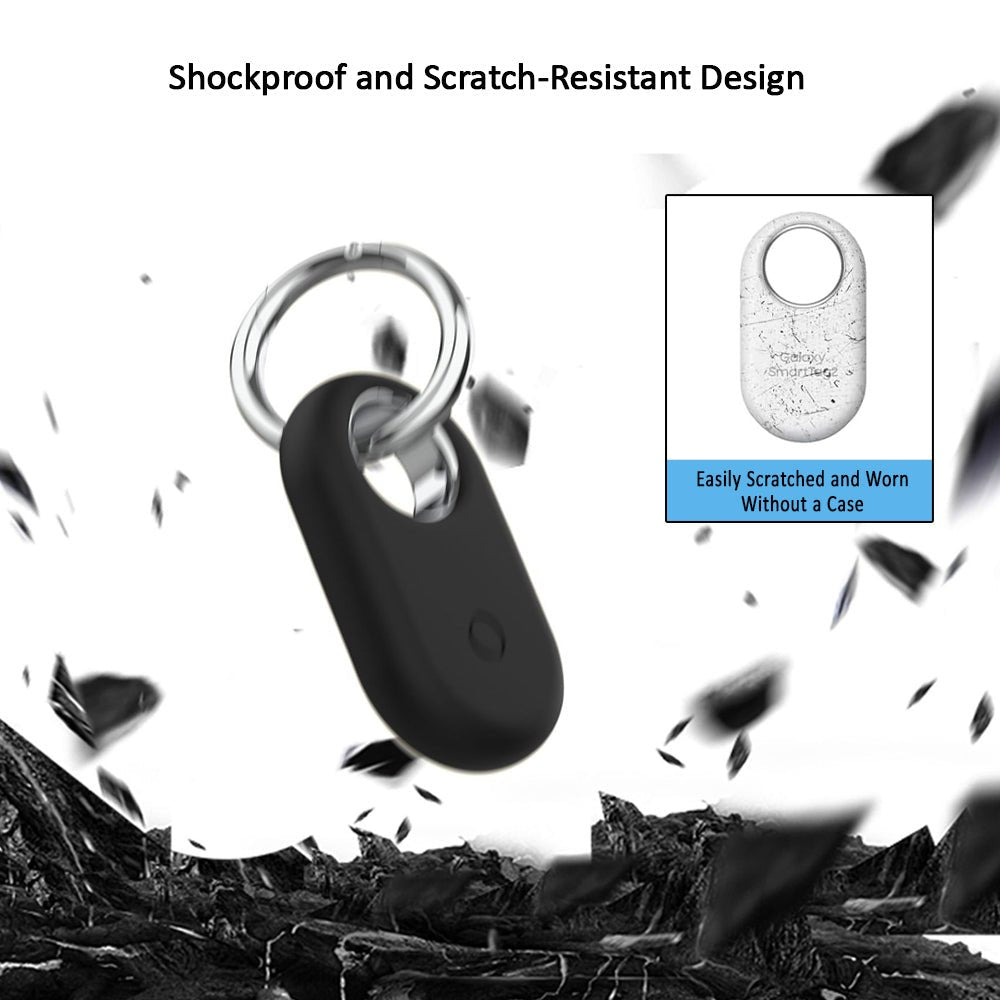 Luckybay 4 Pack Silicone Case for Samsung Galaxy SmartTag2 – Protective Keychain Holder for Pet Collars, Luggage, Keys & Backpacks – Shockproof & Waterproof by Luckybay | Electronics > Electronics Accessories > GPS Accessories | Amurx