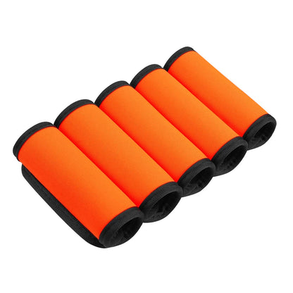 Luckybay 5 Pack Neoprene Luggage Handle Wraps – Soft Grip Covers for Suitcases, Carry - Ons & Backpacks – Travel Accessory & Colorful Baggage ID by Luckybay | Luggage & Bags > Luggage Accessories > Luggage Straps & Handle Wraps | Amurx