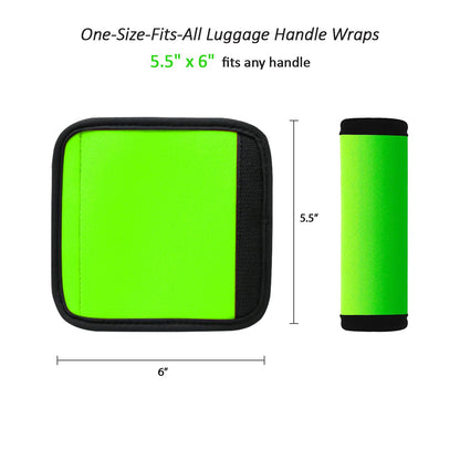 Luckybay 5 Pack Neoprene Luggage Handle Wraps – Soft Grip Covers for Suitcases, Carry - Ons & Backpacks – Travel Accessory & Colorful Baggage ID by Luckybay | Luggage & Bags > Luggage Accessories > Luggage Straps & Handle Wraps | Amurx