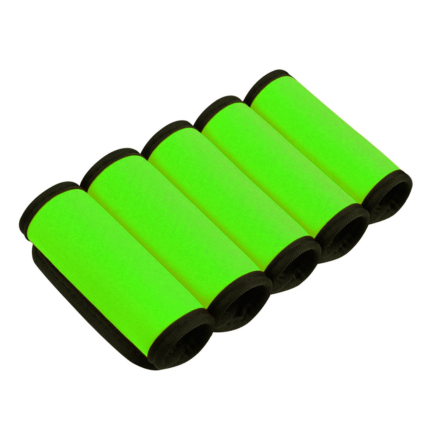 Luckybay 5 Pack Neoprene Luggage Handle Wraps – Soft Grip Covers for Suitcases, Carry - Ons & Backpacks – Travel Accessory & Colorful Baggage ID by Luckybay | Luggage & Bags > Luggage Accessories > Luggage Straps & Handle Wraps | Amurx