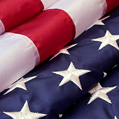 Luckybay American Flag – Premium Outdoor USA Flag with Embroidered Stars, Heavy - Duty Fabric, Durable US Flag for Outside Display by Luckybay | Home & Garden > Decor > Flags & Banners > Flags | Amurx