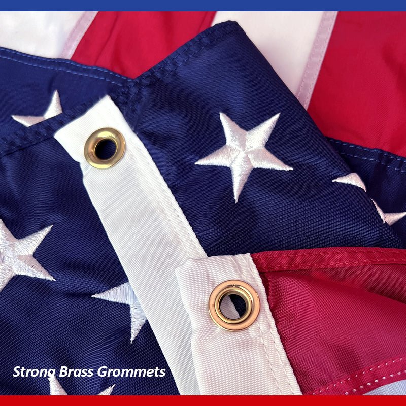 Luckybay American Flag – Premium Outdoor USA Flag with Embroidered Stars, Heavy - Duty Fabric, Durable US Flag for Outside Display by Luckybay | Home & Garden > Decor > Flags & Banners > Flags | Amurx