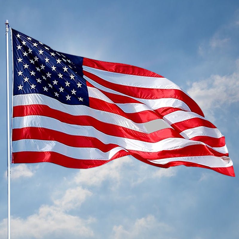 Luckybay American Flag – Premium Outdoor USA Flag with Embroidered Stars, Heavy - Duty Fabric, Durable US Flag for Outside Display by Luckybay | Home & Garden > Decor > Flags & Banners > Flags | Amurx