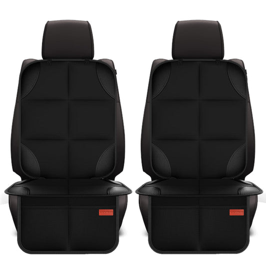 Luckybay Car Seat Protector – XL Kids Seat Cover with Thick Padding, Non - Slip Backing, 2 Mesh Pockets – Durable Waterproof 600D Fabric & PVC Leather by Luckybay | Vehicles & Parts > Vehicle Parts & Accessories > Vehicle Seats > Vehicle Seat Covers | Amurx