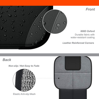 Luckybay Car Seat Protector – XL Kids Seat Cover with Thick Padding, Non - Slip Backing, 2 Mesh Pockets – Durable Waterproof 600D Fabric & PVC Leather by Luckybay | Vehicles & Parts > Vehicle Parts & Accessories > Vehicle Seats > Vehicle Seat Covers | Amurx
