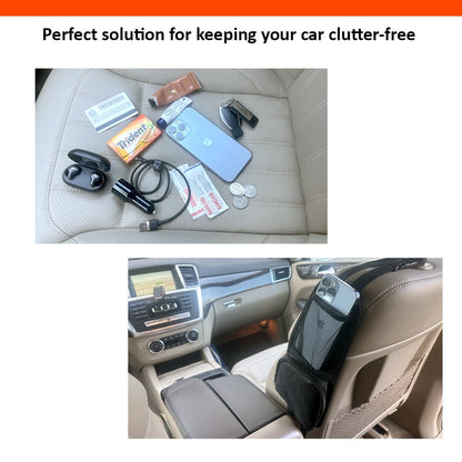 Luckybay Car Seat Side Organizer – Auto Seat Hanging Storage Bag with Mesh Pocket for Phones, Drinks & Essentials – Universal Fit for Cars, SUVs & Trucks by Luckybay | Automotive › Interior Accessories › Consoles & Organizers › Seat Back Organizers | Amurx