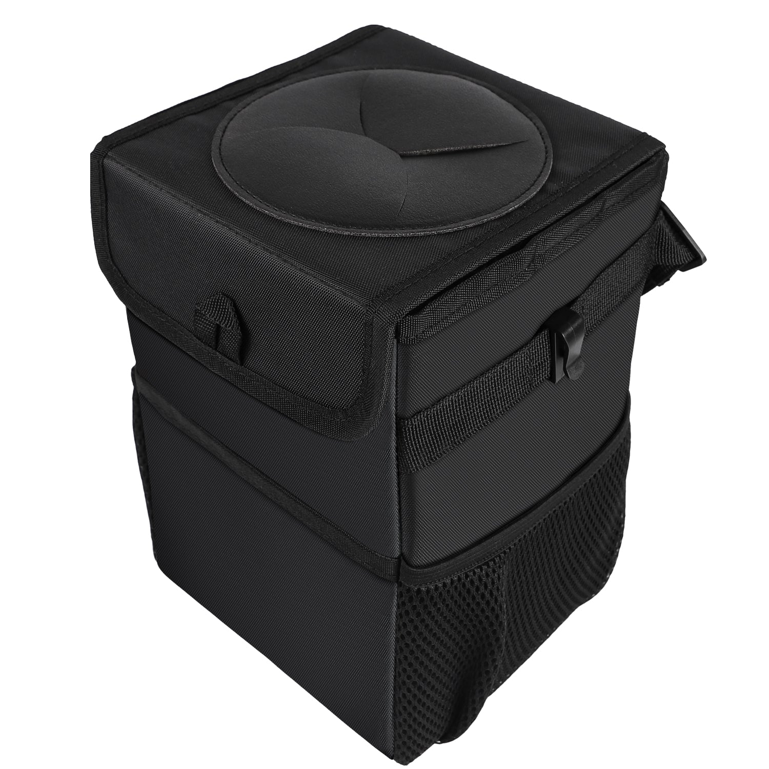 Luckybay Car Trash Can – Portable Hanging Car Garbage Bin with Lid, Storage Pockets & Collapsible Design for Cars, SUVs & Trucks by Luckybay | Vehicles & Parts > Vehicle Parts & Accessories > Vehicle Maintenance, Care & Decor > Vehicle Decor > Vehicle Organizers | Amurx