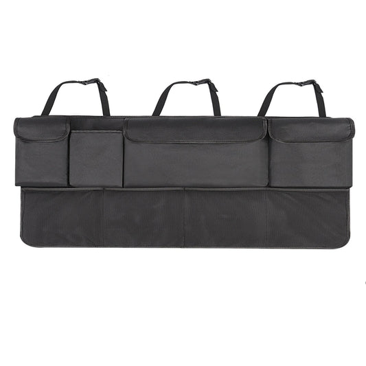 Luckybay Car Trunk Organizer – Extra - Large Hanging Storage Bag with 8 Pockets & Lids, Space - Saving Cargo Organizer for Cars, SUVs & Trucks by Luckybay | Vehicles & Parts > Vehicle Parts & Accessories > Vehicle Interior Accessories > Vehicle Organizers | Amurx