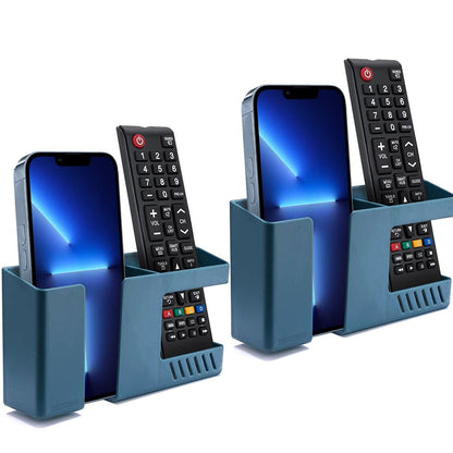 Luckybay D3 Wall Mount Phone Holder – Punch - Free Adhesive Storage Box for Phone Charging, TV Remote & Accessories – Bedside or Multipurpose Organizer by Luckybay | Wall Mount Phone Holders & Stands | Amurx