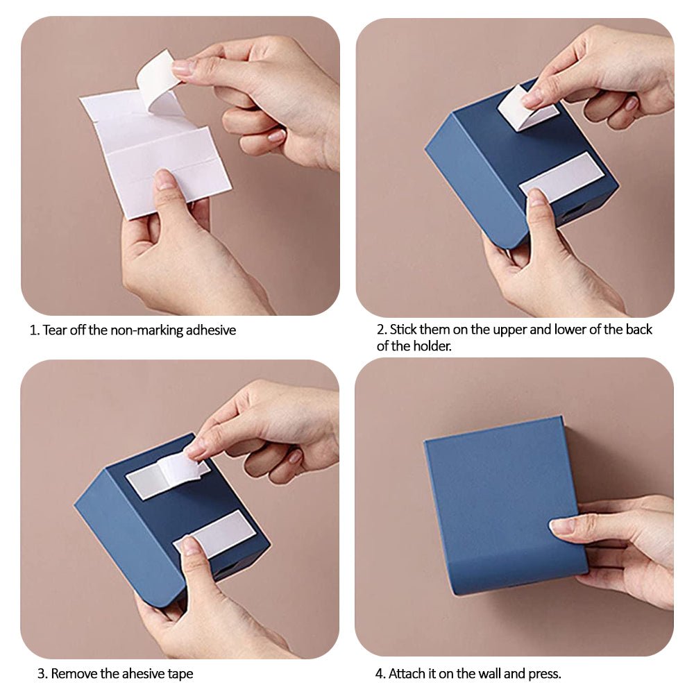 Luckybay D4 Wall Mount Phone Holder – Adhesive Stand with Cable Hole for Charging Phones, TV Remotes & Accessories – Multipurpose Organizer for Home & RV by Luckybay | Wall Mount Phone Holders & Stands | Amurx