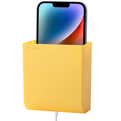 Luckybay D4 Wall Mount Phone Holder – Adhesive Stand with Cable Hole for Charging Phones, TV Remotes & Accessories – Multipurpose Organizer for Home & RV by Luckybay | Wall Mount Phone Holders & Stands | Amurx