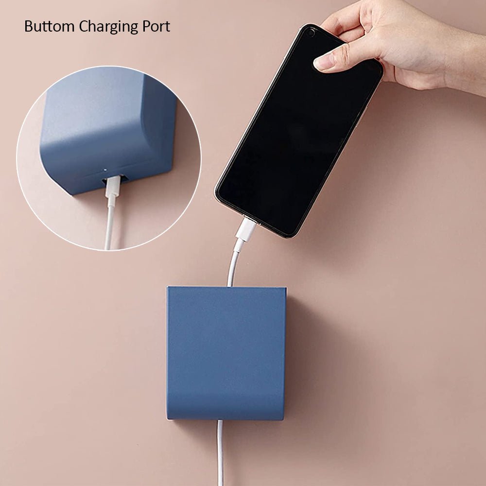 Luckybay D4 Wall Mount Phone Holder – Adhesive Stand with Cable Hole for Charging Phones, TV Remotes & Accessories – Multipurpose Organizer for Home & RV by Luckybay | Wall Mount Phone Holders & Stands | Amurx