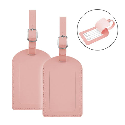 Luckybay Genuine Leather Luggage Tags 2 - Pack – Handcrafted Travel Bag ID Tags with Privacy Cover for Suitcases, Backpacks & Carry - On by Luckybay | Luggage & Bags > Luggage Accessories > Luggage Tags | Amurx