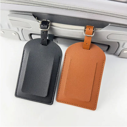 Luckybay Genuine Leather Luggage Tags 2 - Pack – Handcrafted Travel Bag ID Tags with Privacy Cover for Suitcases, Backpacks & Carry - On by Luckybay | Luggage & Bags > Luggage Accessories > Luggage Tags | Amurx