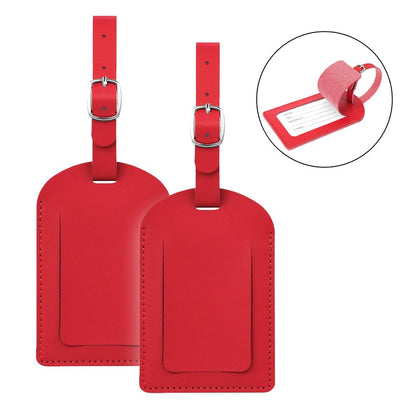 Luckybay Genuine Leather Luggage Tags 2 - Pack – Handcrafted Travel Bag ID Tags with Privacy Cover for Suitcases, Backpacks & Carry - On by Luckybay | Luggage & Bags > Luggage Accessories > Luggage Tags | Amurx