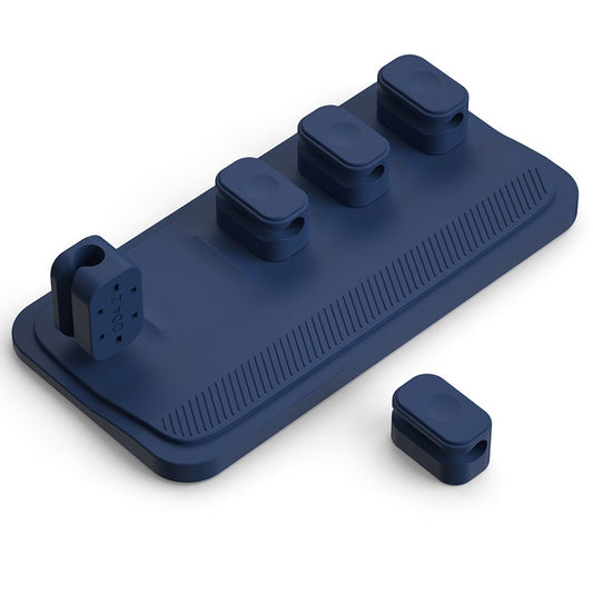 Luckybay Magnetic Cable Holder – 5 Clip Cord Organizer for USB - C, Lightning, Micro USB & Audio Cables with Strong Adhesive for Desk & Office by Luckybay | Electronics > Electronics Accessories > Cable Management | Amurx