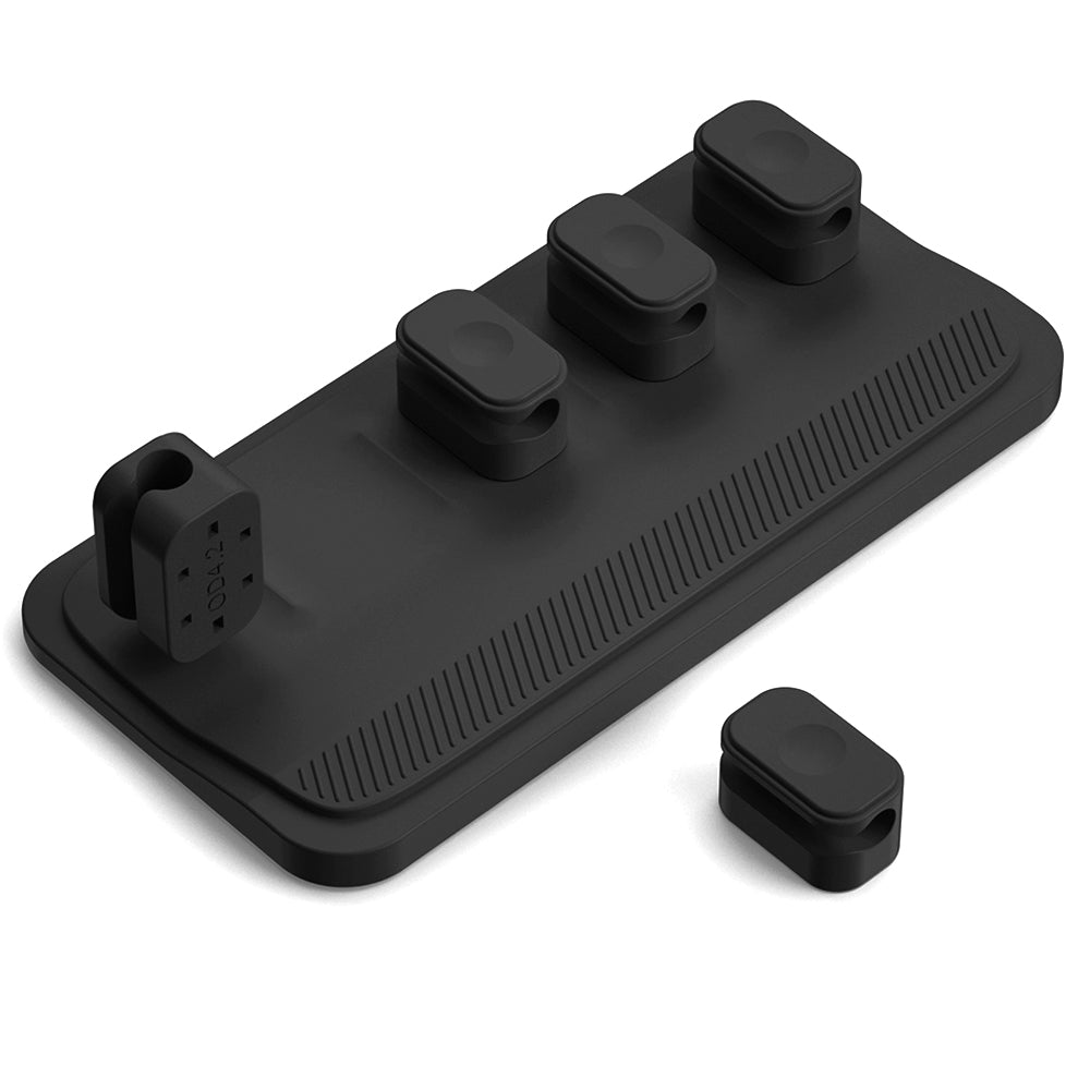 Luckybay Magnetic Cable Holder – 5 Clip Cord Organizer for USB - C, Lightning, Micro USB & Audio Cables with Strong Adhesive for Desk & Office by Luckybay | Electronics > Electronics Accessories > Cable Management | Amurx