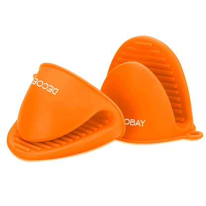 Luckybay Mini Oven Gloves – Silicone Heat Resistant Pinch Mitts & Potholders for Kitchen Cooking, Baking, BBQ & Kitchen Use by Luckybay | Home & Garden > Kitchen & Dining > Kitchen Tools & Utensils > Oven Mitts & Pot Holders | Amurx