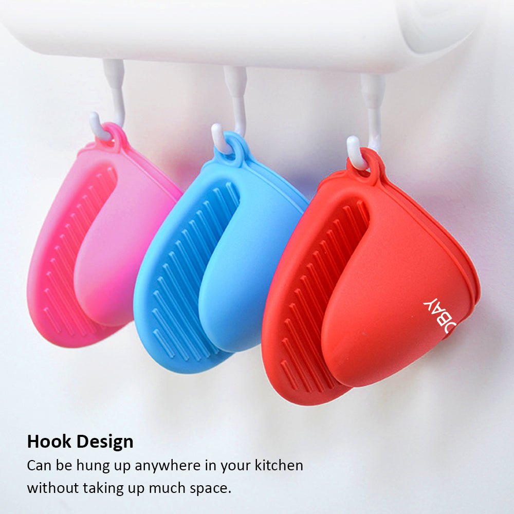 Luckybay Mini Oven Gloves – Silicone Heat Resistant Pinch Mitts & Potholders for Kitchen Cooking, Baking, BBQ & Kitchen Use by Luckybay | Home & Garden > Kitchen & Dining > Kitchen Tools & Utensils > Oven Mitts & Pot Holders | Amurx