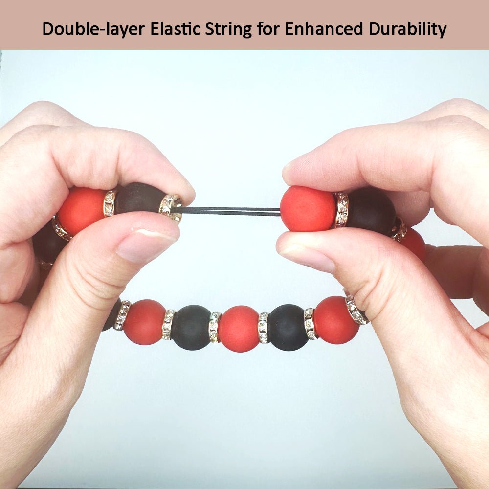 Luckybay Silicone Beaded Keychain Bracelet for Women – Stylish Car Key Ring Wristlet with Tassel, Waterproof, Lightweight & Comfortable by Luckybay | Apparel & Accessories > Handbag & Wallet Accessories > Keychains & Keyrings | Amurx